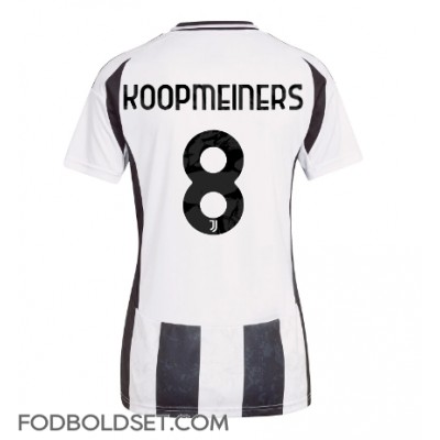 Juventus Teun Koopmeiners #8 Hjemmebanetrøje Dame 2024-25 Kortærmet Juventus Teun Koopmeiners #8 Hjemmebanetrøje Dame 2024-25 Kortærmet